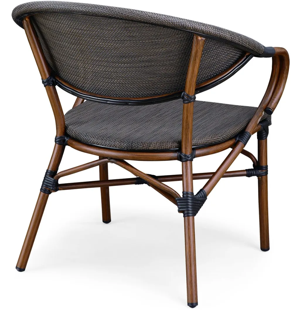 modern outdoor aluminium dining chairs for hot selling