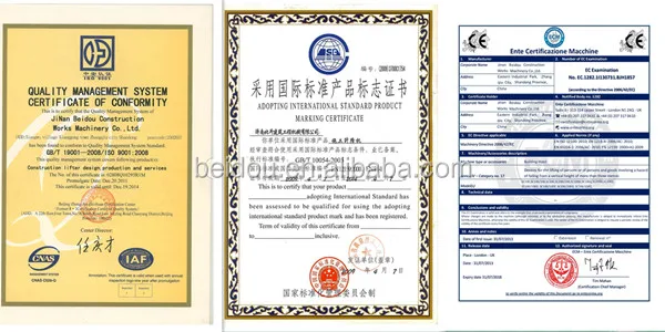 Certificate of Internation standard_