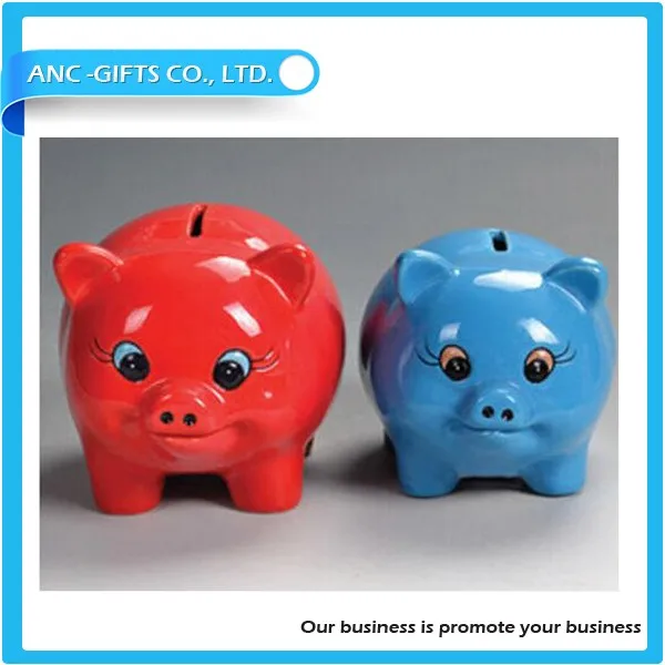Logo Printed Cheap Kids Plastic Wholesale Piggy Banks Buy Kids