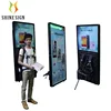 LED backpack walking billboard with portable scrolling message board