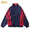 Wholesale Mens Color Block Windbreaker Jacket