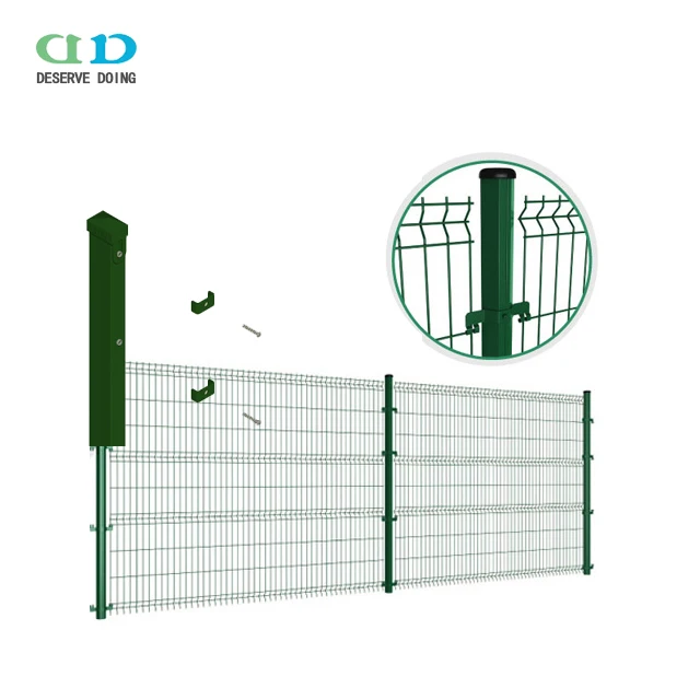 Curvel Perimeter Metal 3D Curved Welded Garden Wire Mesh Fence