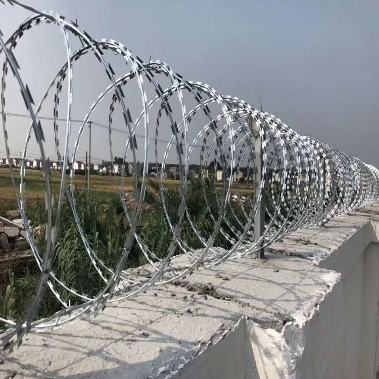 Razor Barbed Wire Fence Concertina Razor Barbed Wire Barbed Wire Price For Sale Weight Per Meter