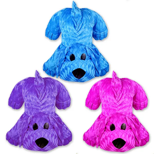 pink bear dog toy