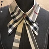 Wholesale Detachable Fake accessories plaid shirt collar False Choker collar for women