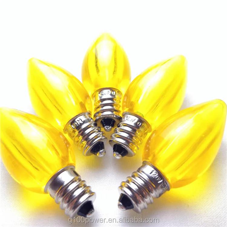 Yellow c7 xmas lamp01