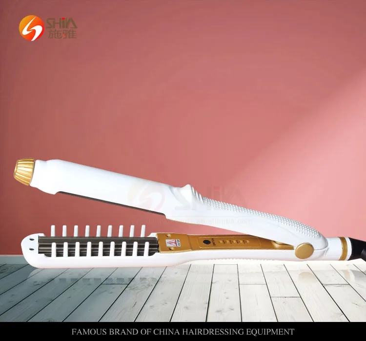 Create Styles Zig Zag Hair Straightener Hair Flat Irons Waves Crimping