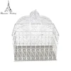 Wholesale beautiful pattern wedding white decoration box can put kind things and put table centpiece