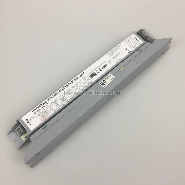 2x36w Electronic Ballast Of Fluorescent Lamp Power Factor 0.98pf Emc