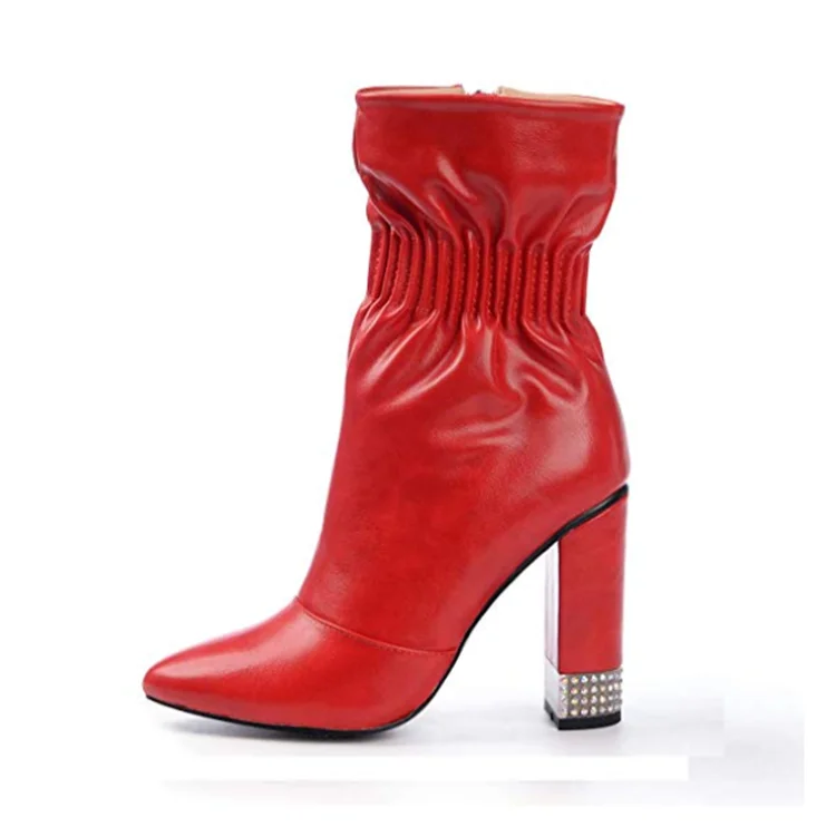 rubber shoes with heels