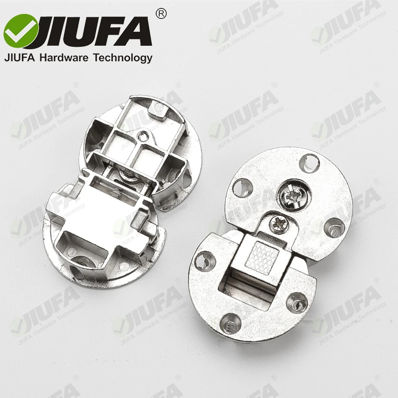Jiufa Furniture Cabinet Flap Hinge Metal 180 Degree Adjustable
