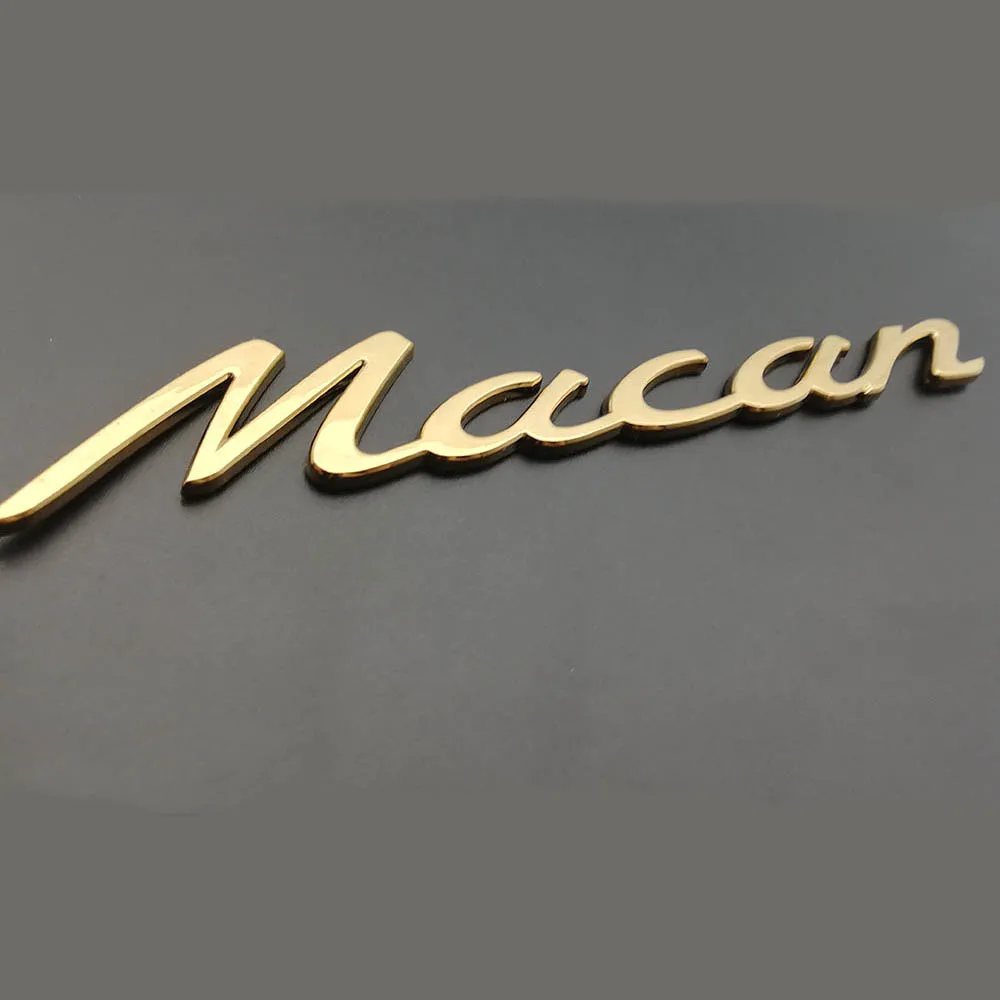 Custom 3d Chrome Logo Sticker Selfadhesive Chrome Letters For Cars