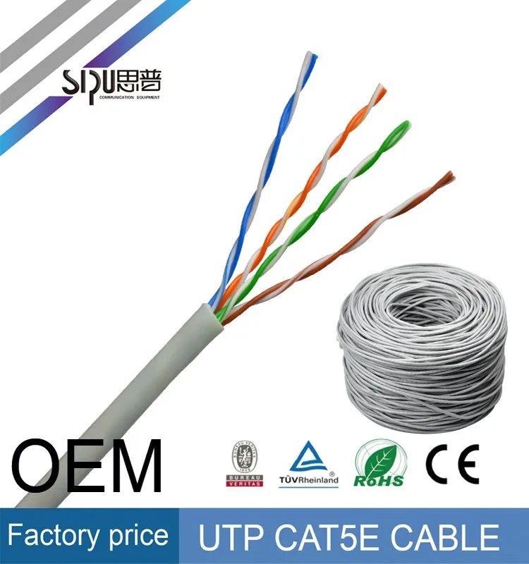 Sipu High Quality Sftp 24awg Cat5e Cable Price Per Meter High Twisted