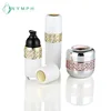 Patterned Bottle And Cosmetic Jars