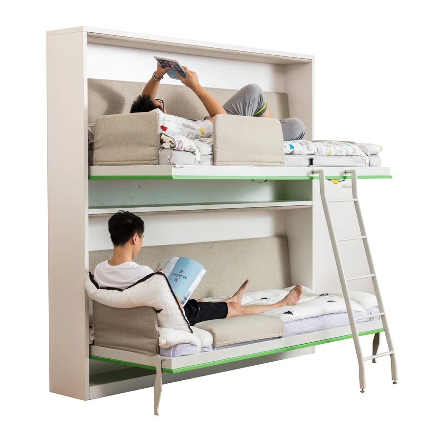 Venta al por mayor litera moderna cama plegable-Compre online los