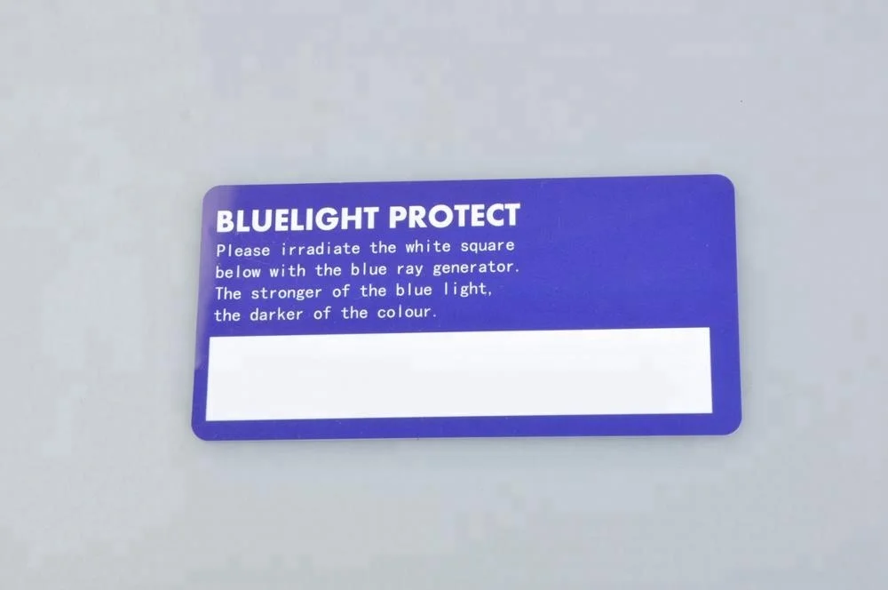 Antiblue Light Protect Blue Ray Blocker Tester Testing Card Buy Anti