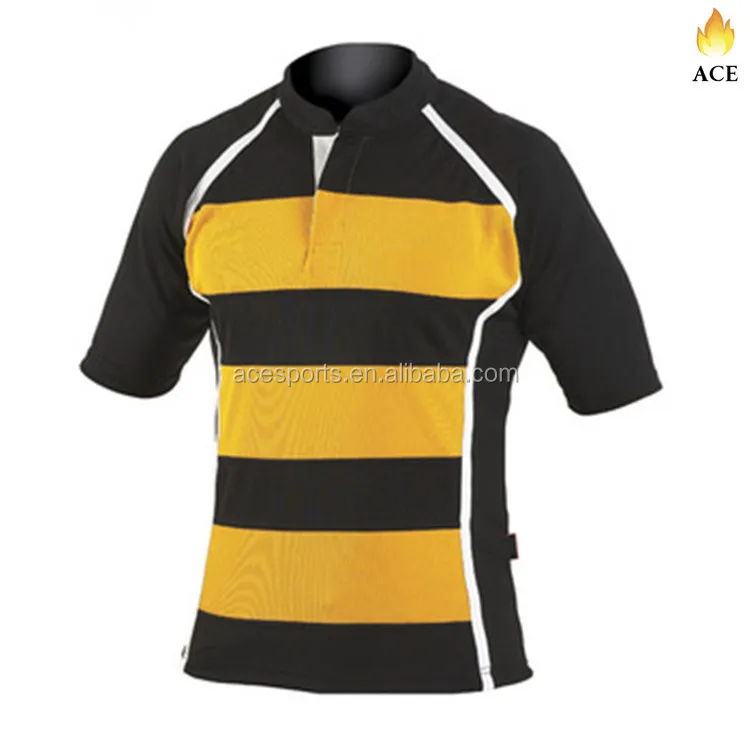 yellow rugby jersey