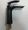 Pinslon Hybrid Faucet Black Painting Basin Faucet Zinc Body + POM inner channel structure