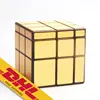 3x3x3 Mirror Cube Mirror Blocks Silver Magic Cube 3*3*3 Mirror Shaped Competition Speed Puzzle Maze Cubes Anti-pressure Toys