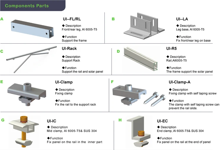 Aluminum Solar Pv Mounting Structure,Pv Module Mounting Structure ...