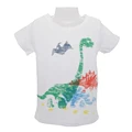 New Summer 1 6Y Baby Children Boys Girls Cartoon Dinosaur T shirts Kids Tops Sports Tee