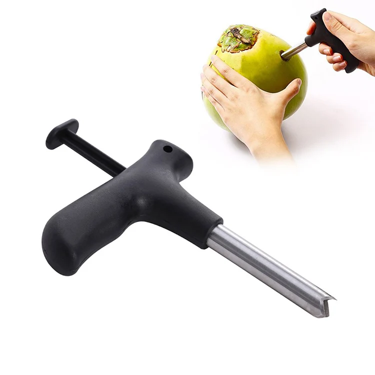 Amazon Top Seller 2020 Home Kitchen Accessories Fruit Vegetable Tools Handheld Durable Stainless Steel Coconut Opener
