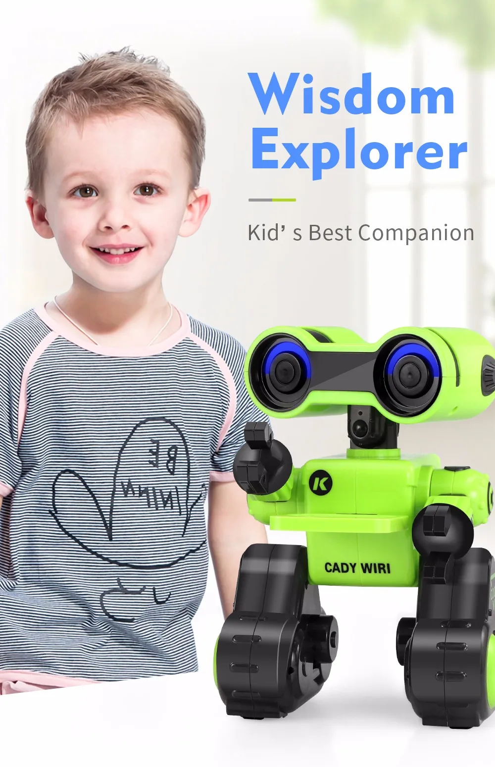 Jjrc K13 Cady Wiri Rc Robot Innovative Smart Remote Control