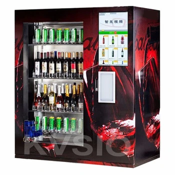 Brandy Champagne Beer Red Wine Auto Vending Machine With Elevator And Real Time Monitoring System - Buy Wine Vending Machine,Alcohol Vending Machine,Automated Vending Machine Product on Alibaba.com