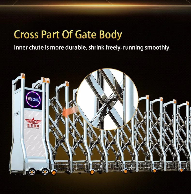 Sscl Accordion Driveway Gate Sliding Gate Designj1515 Buy Sscl