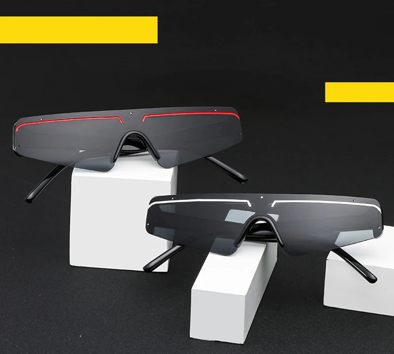 New trend triangle frame fashion marine Mirror film sunglasses wholesale De Sol Gafas