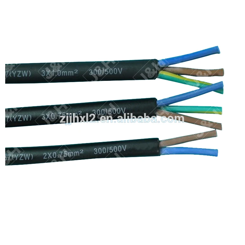 60245 Iec 57 Rubber Cable 3 Core Flexible Power Cable Yzw Buy 3 Core