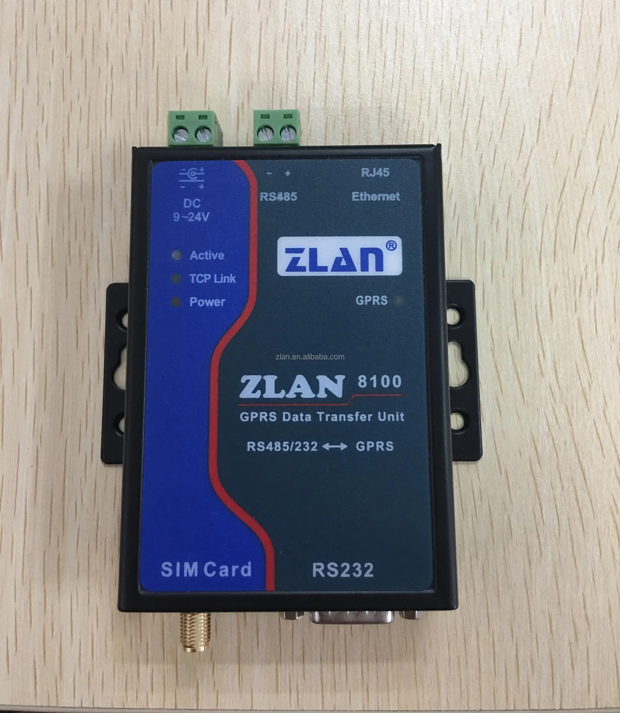 Zlan8100 Rs232 Rs485 To Gsm Gprs Ethernet Modem 2g Serial Port Server 