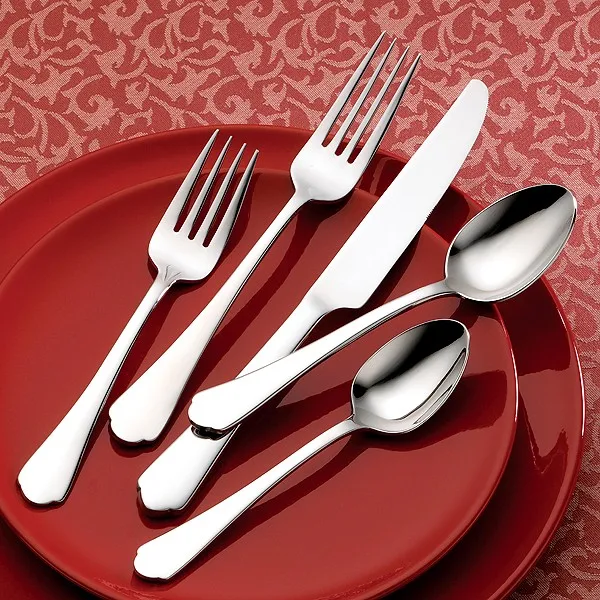 Hotel Stainless Steel Knife Fork Spoon Tableware Flatware Cutlery set