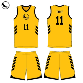 jersey basketball yellow