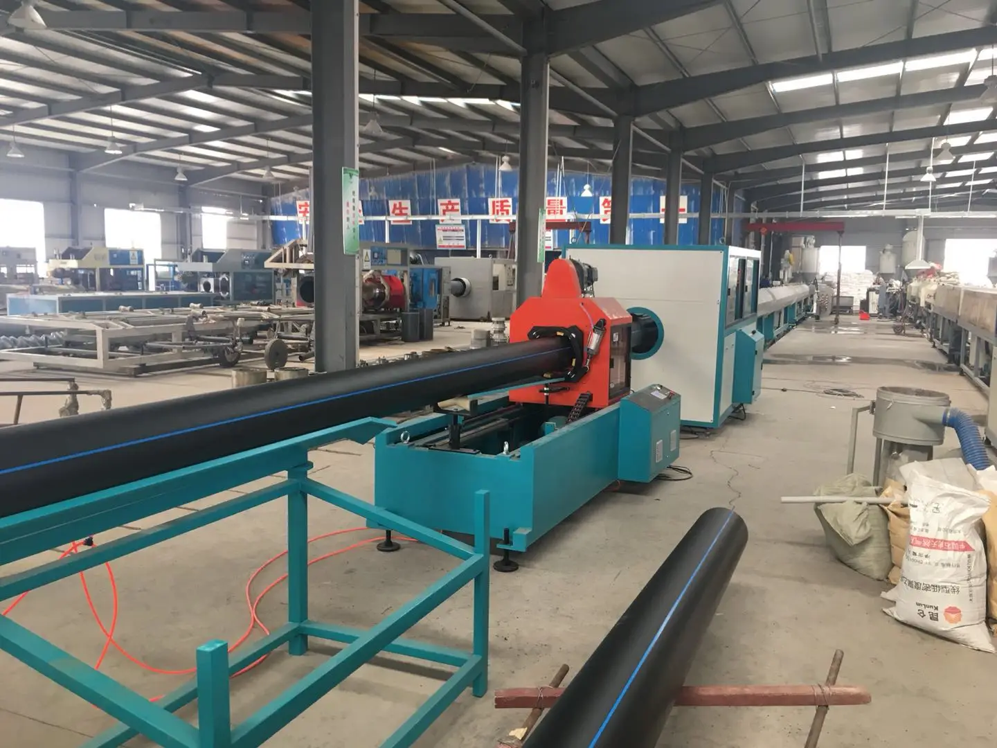 16630mm Single Screw Plastic Pe Pipe Making Machine Made In China