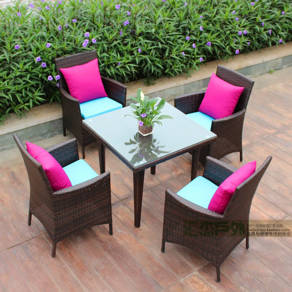 Outdoor Rattan Garden Furniture Patio Weaving Dinning Set Buy Dinning