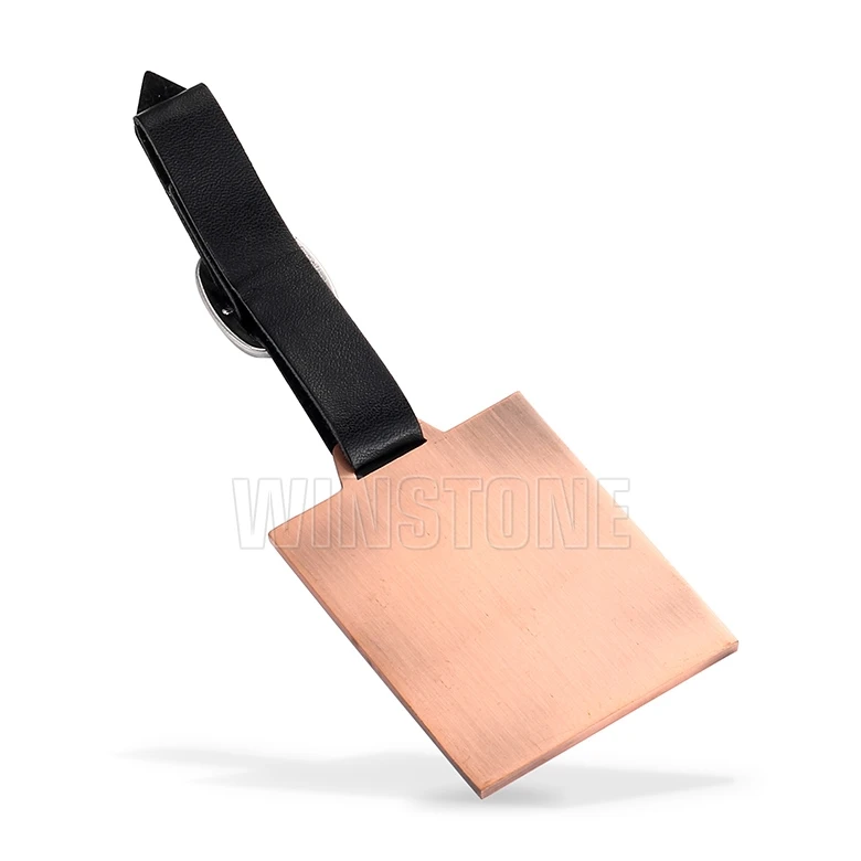 Customized Antique Metal Golf Bag Tag With Leather Strap Buy Golf Bag