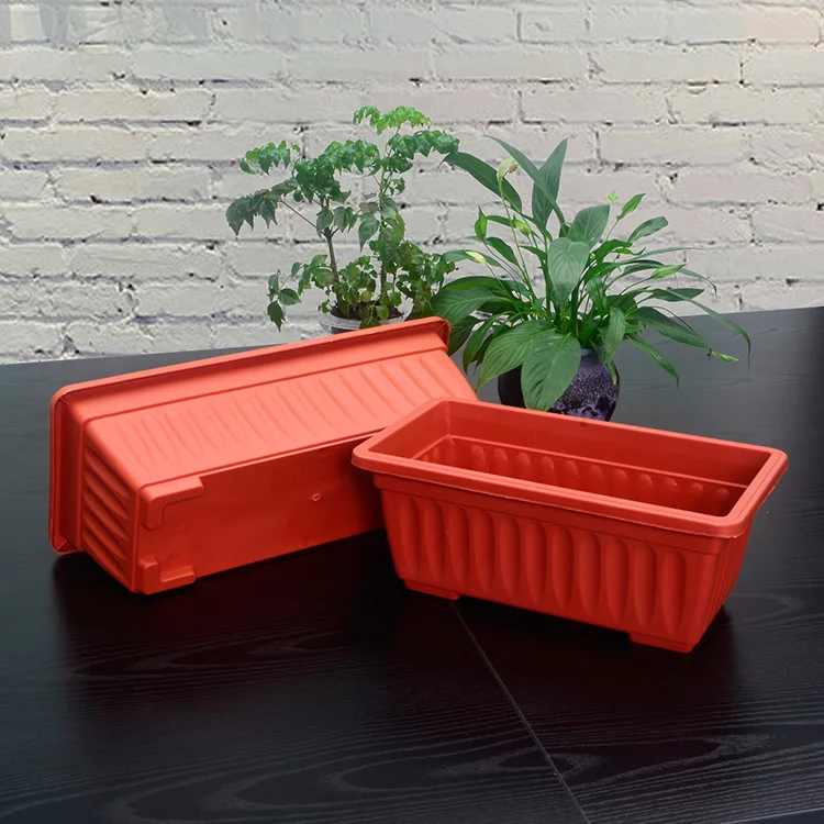 Indoor Square Planter Flower Pots,Big Outdoor Flower Pots,Rectangular