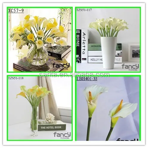 Venta Al Por Mayor De Lirios Artificiales Para La Fabricación De Flores,De  Un Solo Tallo,Lirios Decorativos De Cala,Lirios Blancos En Material Pu -  Buy Blanco Lirios,Artificial Flor Azul Lily,Toque Real Calla Lily