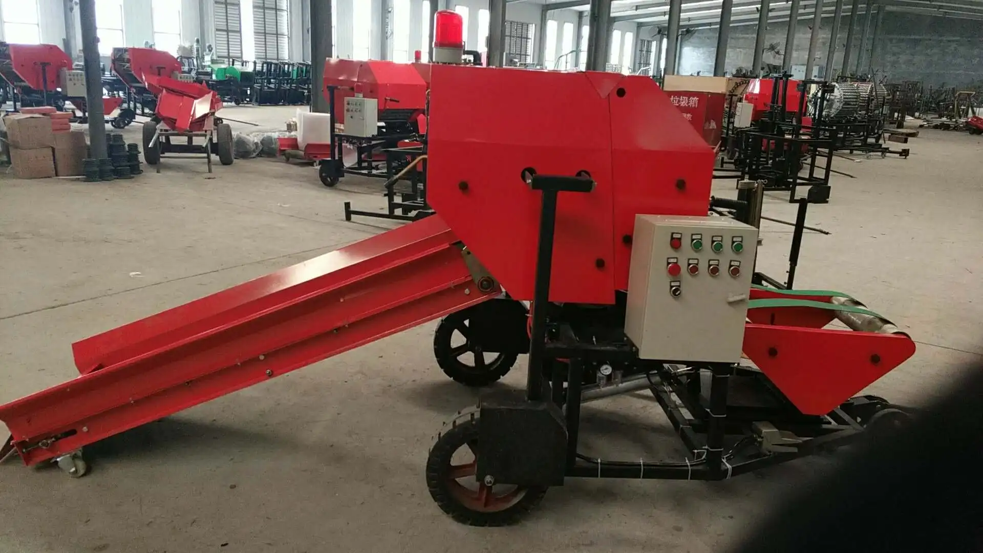 China Factory Directly Supply Corn Silage Round Baler And Wrapper ...
