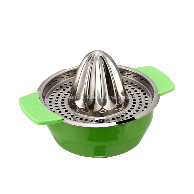 Exprimidor Manual De Acero Inoxidable De 400ml - Doble Mango, Fácil De Limpiar Y Apto Para Lavavajillas