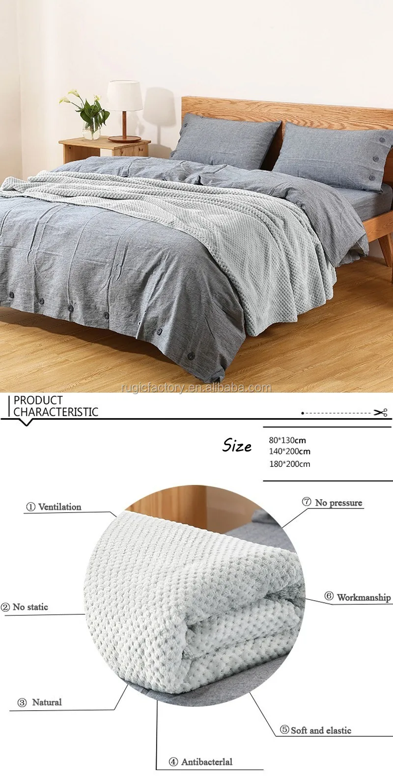 2017 New Design 100 Polyester Pocket Blankets Wholesale Blanket Pierre