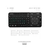 rt504 2.4G Mini Wireless keyboard and mouse Built-in backlight usb gaming keyboard