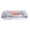alibaba table ware kitchenware dinner set rectangular glass baking tray