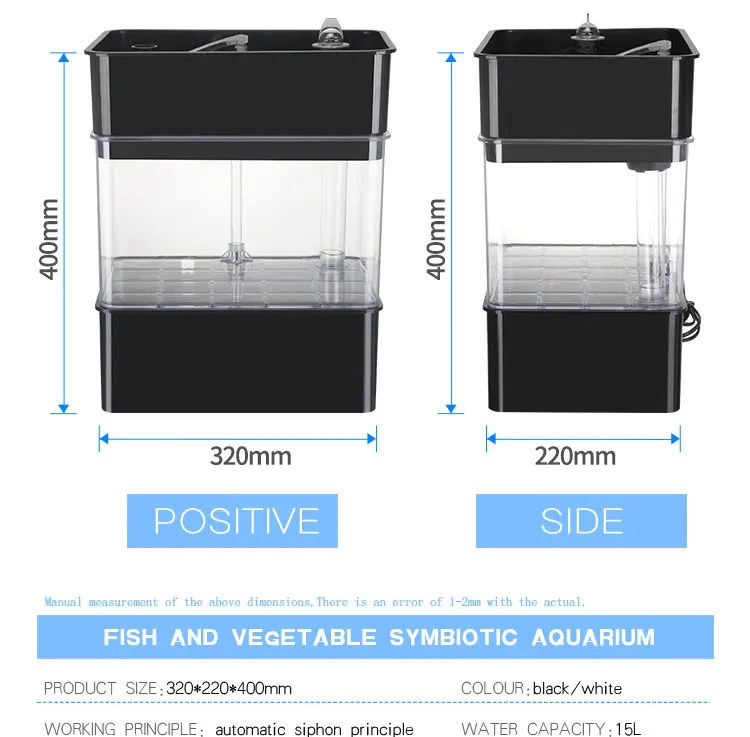Plant new arrivals acrylic fish farming tank  Water Garden Fish Bowl Aquarium Tank  aquarium hydroponics hot best seller