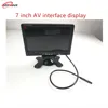 7 Inch 4 Split Screen Car Monitor 4 Channels TFT LCD Display DC 12V for Reversing Camera System Car Rearview Monitor