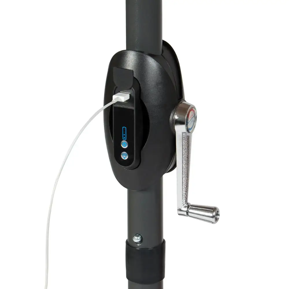 Solar Powered Patio & Beach Umbrella With Usb Ports Buy Usb Umbrella,Solar Patio Product on