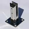 stainless steel glass fence flange decking glass railing fence post mounting brackets