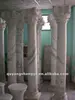 White Marble Solid Column Pillar