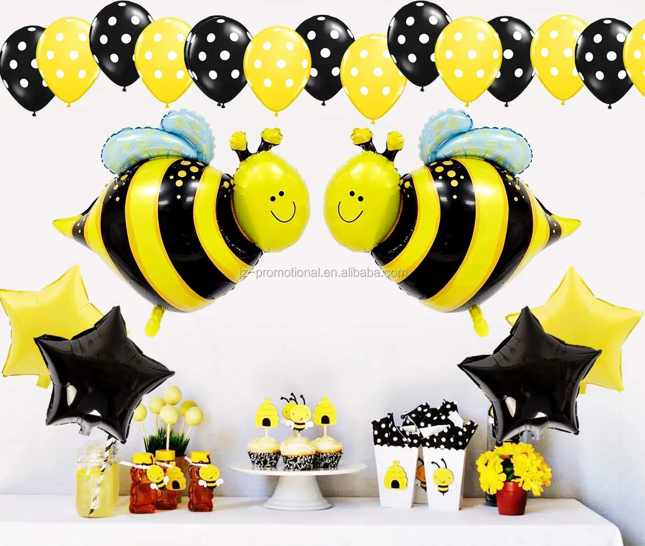 Kids Birthday Party Decorations Bee Balloons For Honey Bee Themed